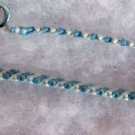 Light And Dark Blue Cross Charm Bracelet