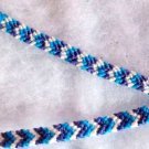 Purple, Blue & White Cotton Candy Bracelet