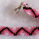 Pink & Black ZigZag Bracelet