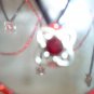 Red & Black Swarovski Chrystal Bottle Drape