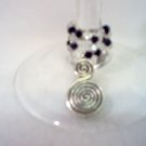Black & White Wine Class Charms