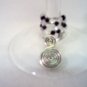 Black & White Wine Class Charms