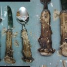 Rustic Deer Antler Northwoods Flatware 3 Piece Silverware Set