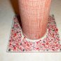 scrollwork hand painted jeweled candle plate
