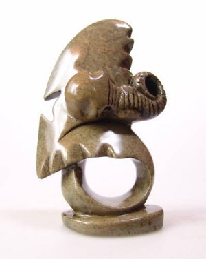 "Small African Elephant" Abstract Shona Art ~ Zimbabwe!