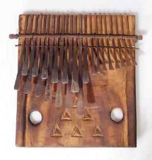 22 Key Large Rustic Shona Mbira/Kalimba/Thumb Piano Handmade in Zimbabwe!