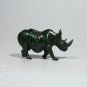 "The African Rhino" Verdite Shona Stone Sculpture Handmade in Zimbabwe!