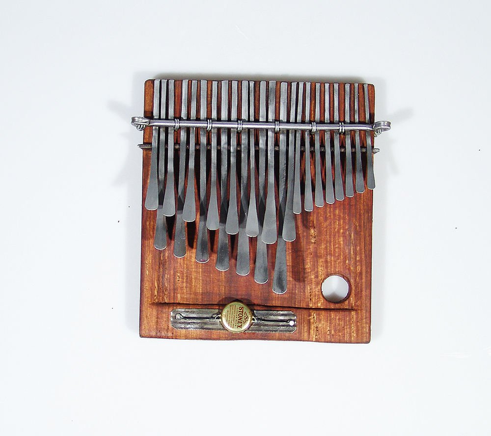 23 Key C.Vambe ELECTRIC DUAL PICKUP Sanza/Mbira/Karimba/Thumb Piano ~ Zimbabwe