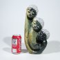 Large"Family of Three" Serpentine Shona Stone Sculpture Hand Carved in Zimbabwe!