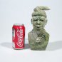 "Smiling Shona Chief" Hand Carved Butter Jade Art Stone Sculpture from Zimbabwe!