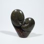 "Two Lovers" Serpentine Shona Stone Sculpture by CUTH Hand Carved in Zimbabwe!