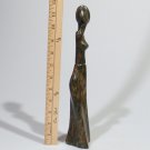 "Elegant Lady" by N. Kwechete Serpentine Stone Sculpture Hand Carved ~Zimbabwe!