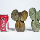 "African Elephants" Abstract Serpentine Sculpture/Art Handmade in Zimbabwe!