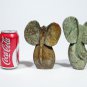 "African Elephants" Abstract Serpentine Sculpture/Art Handmade in Zimbabwe!