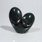 "Lovers" Serpentine Shona Stone Sculpture by Cuth Hand Carved in Zimbabwe!