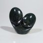 "Lovers" Serpentine Shona Stone Sculpture by Cuth Hand Carved in Zimbabwe!