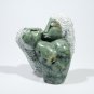 "Lovers Kissing"  Serpentine Shona Stone Sculpture Hand Carved in Zimbabwe!