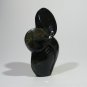 "Kissing Lovers" Serpentine Shona Stone Sculpture by Cuth Hand Carved ~Zimbabwe!