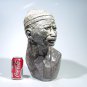 "Shona Tribal Warrior Chief" Cobalt Stone Sculpture Hand Carved in Zimbabwe!