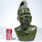 "Shona Chief" Verdite Shona Stone Sculpture Hand Carved - Zimbabwe! (Stewart N.)