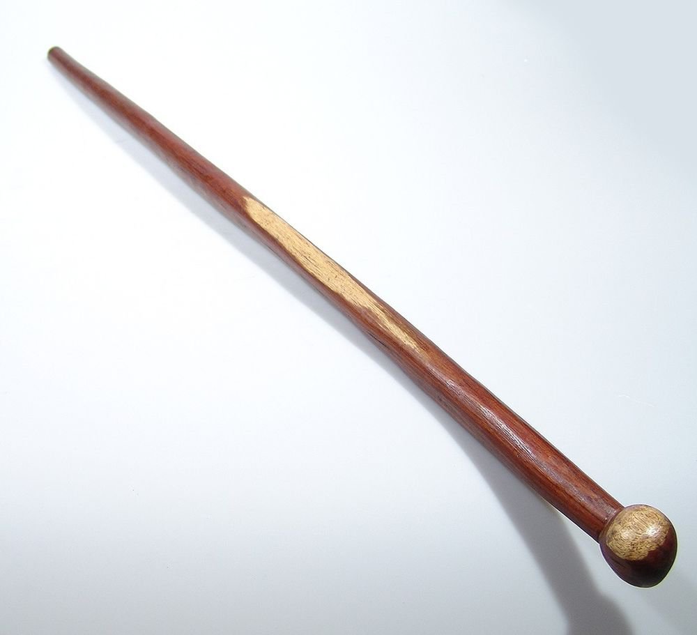 Mukwa Wood Zulu Knob Kerrie Walking Stick / Cane Handmade in Zimbabwe!