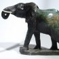 "African Bull Elephant" Serpentine Sculpture Art Handmade in Zimbabwe!