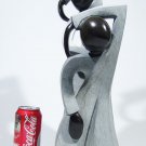 "Friends Dancing" Large Springstone Shona Stone Sculpture Hand Carved ~Zimbabwe!