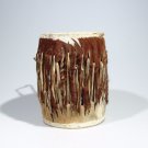 Awesome "Shona Leather Drum" v2 Hand made in Zimbabwe! 9.5 x 7 inches