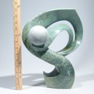 "Dancing in Time" Abstract Serpentine Sculpture/Art Handmade in Zimbabwe!