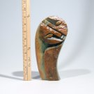 "Together" Serpentine Stone Sculpture Hand Carved in Zimbabwe by Abel. M