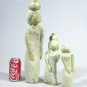 "Mother & Daughters" Shona Stone Sculpture / Art Hand Carved in Zimbabwe.