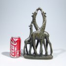 "Giraffe Family of Three" Hand Carved Shona Serpentine Stone ~Zimbabwe!