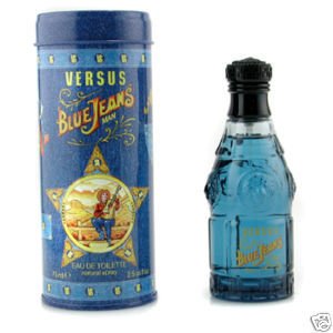 VERSACE BLUE JEANS  EDT COLOGNE 7.5ml/.25 oz * NEW BOX