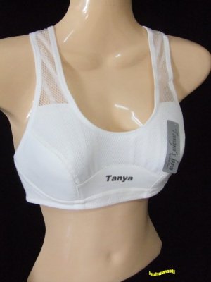 TOP SPORT BRA  Size 36 A/B/C  white  !! NEW !!