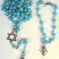 Jewish Rosary Hamsa Turquoises Color Beads Set