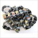 Catholic Hematite Saints Bracelets Lot Of 12