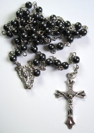 Catholic Rosary Hematite