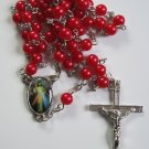 Catholic Rosary Red