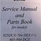 ELNA 925DCX SERGER SERVICE MANUAL & PARTS BOOK