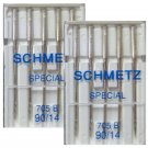 Bernina Schmetz Needlels 705 B size 90/14 - 10 needles total
