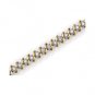 1 CT DIAMOND BRACELET IN 14KT GOLD "S" SETTING