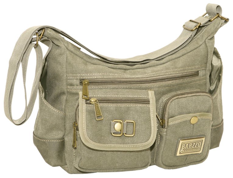 EuroSport Cargo Sling Olive Green Canvas Bag B420 New Messenger Cross