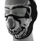 SKULL Chrome Neoprene Face Mask Biker Motorcycle SKULL Chrome Neoprene Face Mask Biker Motorcycle