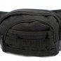 Fanny Pack Tactical Large BLACK Waist Hip Belt Bum Bag Pouch Carry On Molle
