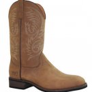 AdTec 9558 11" Western Pull On Work Boot Round Soft Toe Stockman Heel Leather AdTec 9558 11" Western Pull On Work Boot Round Soft Toe Stockman Heel Leather