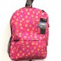Emoji Backpack Pink School Bag Pack Back Shoulder Smile Smiley Face Emoticon USA