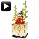 3D Wooden Puzzle SPRING Crank Music Box Robotic Robotime Jigsaw DIY Wooden 3D Wooden Puzzle SPRING Crank Music Box Robotic Robotime Jigsaw DIY Wooden