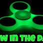 3 Pack Fidget Spinner Glow In Dark Tri Hand Toy Stress EDC Finger ADHD Autism 3