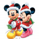 Mickey & Minnie Christmas Holiday StandUp Cardboard Standee Life Size Decoration Mickey & Minnie Christmas Holiday StandUp Cardboard Standee Life Size Decoration