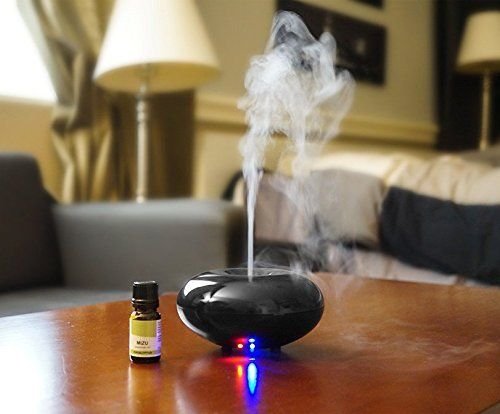 Black MIZU Ultrasonic Aroma Diffuser with 1 Free 10ML Therapeutic